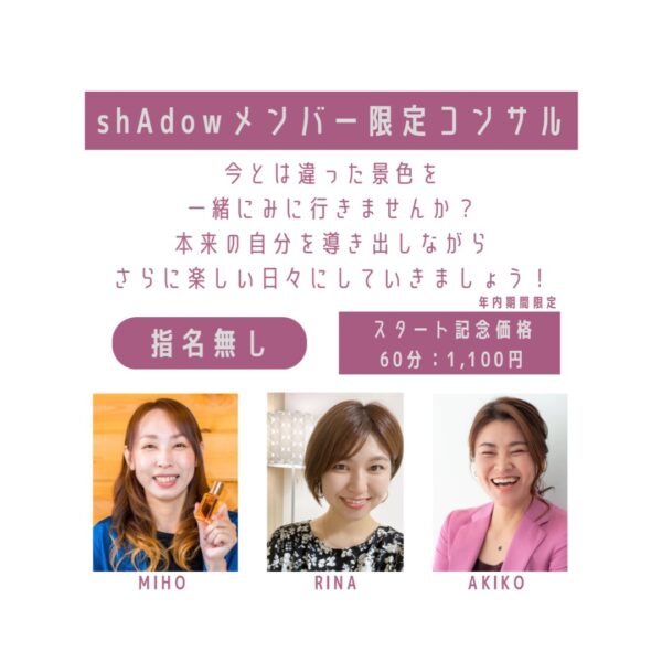 shAdowコンサル60分